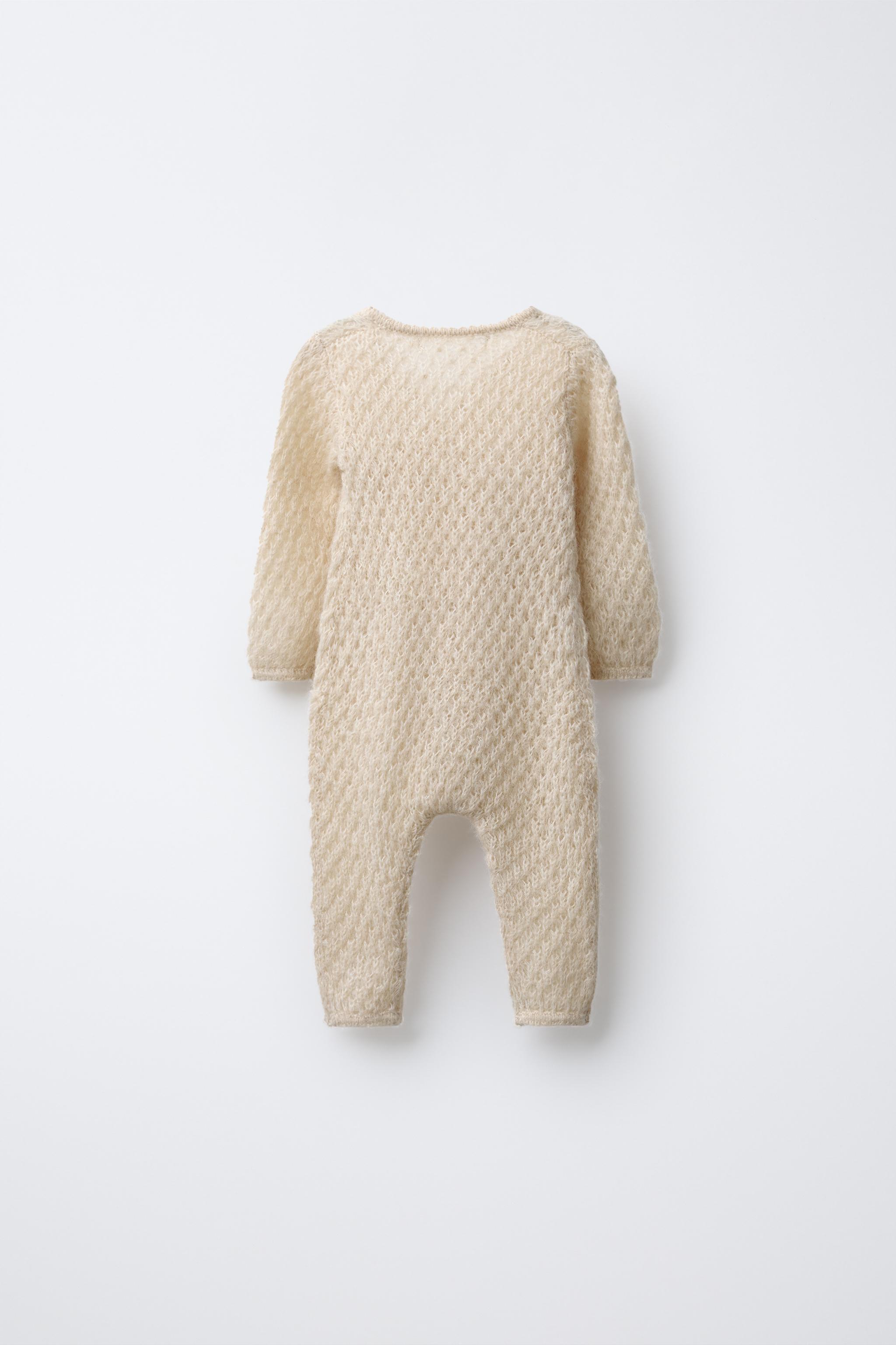 LONG WOOL BLEND KNIT BODYSUIT